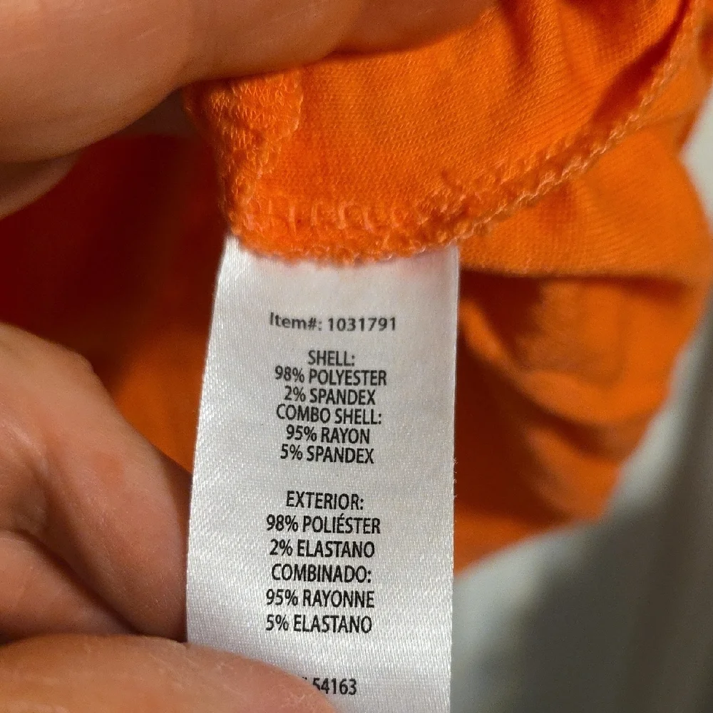 Calvin Klein Bright Orange Top - Picture 3 of 9